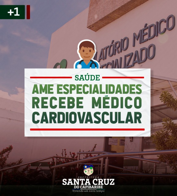 Santa Cruz agora conta com Médico Cardiovascular no AME Especialidades
