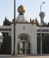 SRF Hollywood temple gate