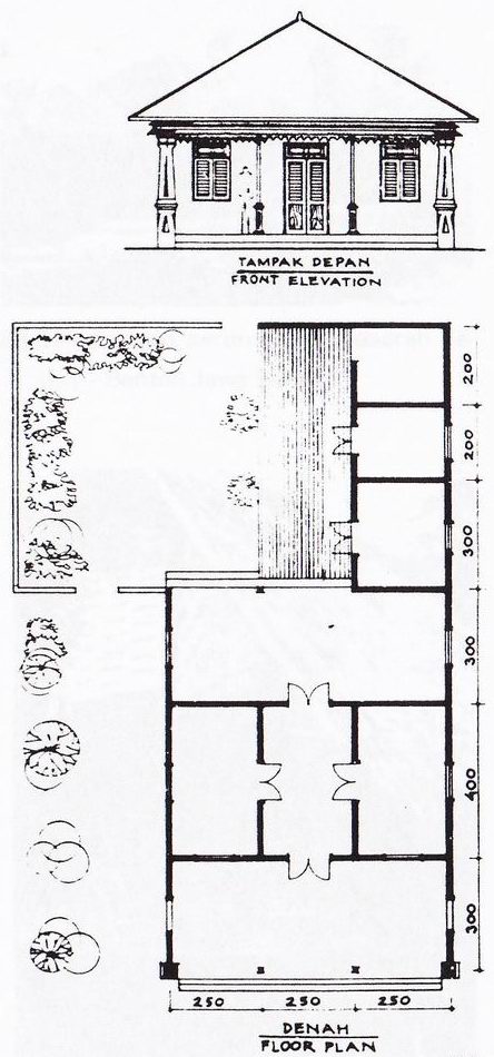  Denah  Rumah  Tradisional Sunda gambar kuliah arsitektur 