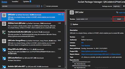 Generate QR Code In ASP.NET Core MVC - YogeshHadiya.in - Yogeshkumar Hadiya