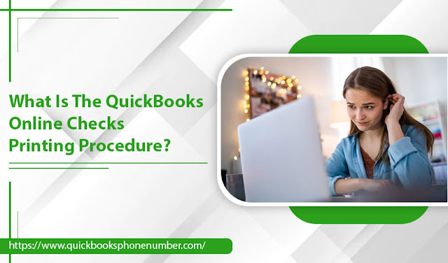 QuickBooks online checks printing