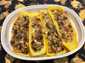 vegan Stuffed zucchini www.realfoodblogger.com 