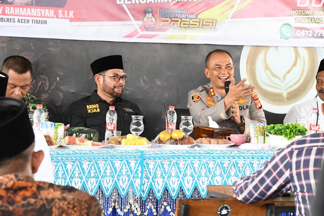 Anggota Komisi III DPR RI Apresiasi Kapolres Aceh Timur Dalam Serap Keluhan Masyarakat Melalui Jumat Curhat