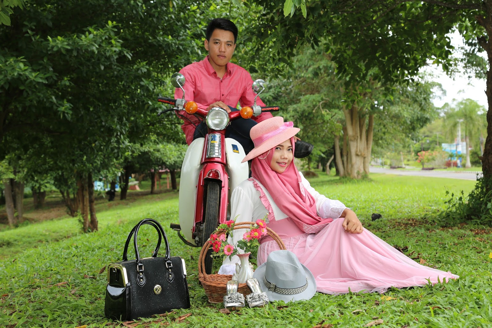 Foto Prewedding Motor Klasik Januari 2016