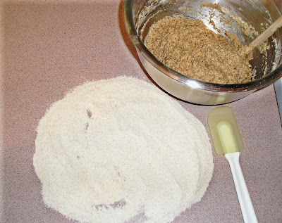 Mixing Whole Wheat Bread Dough