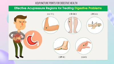 Acupuncture points for digestive health