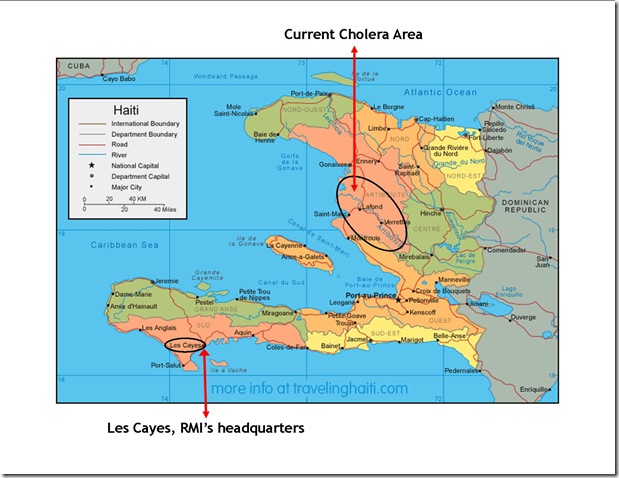 Current Cholera Area Oct. 26, 2010