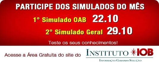 banner promoção simulados oab - outubro 20111