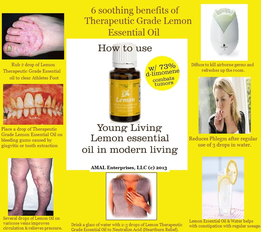 Natural Remedies For Your Body Using Lemon Essential Oil