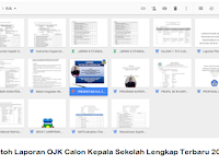 Contoh Laporan OJL Calon Kepala Sekolah Lengkap Terbaru 2016