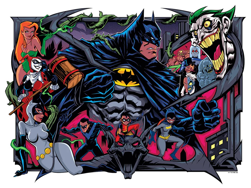 The Blot Says...: Batman “Rogues Gallery” Giclee Print by Dayne Henry x  Bottleneck Gallery