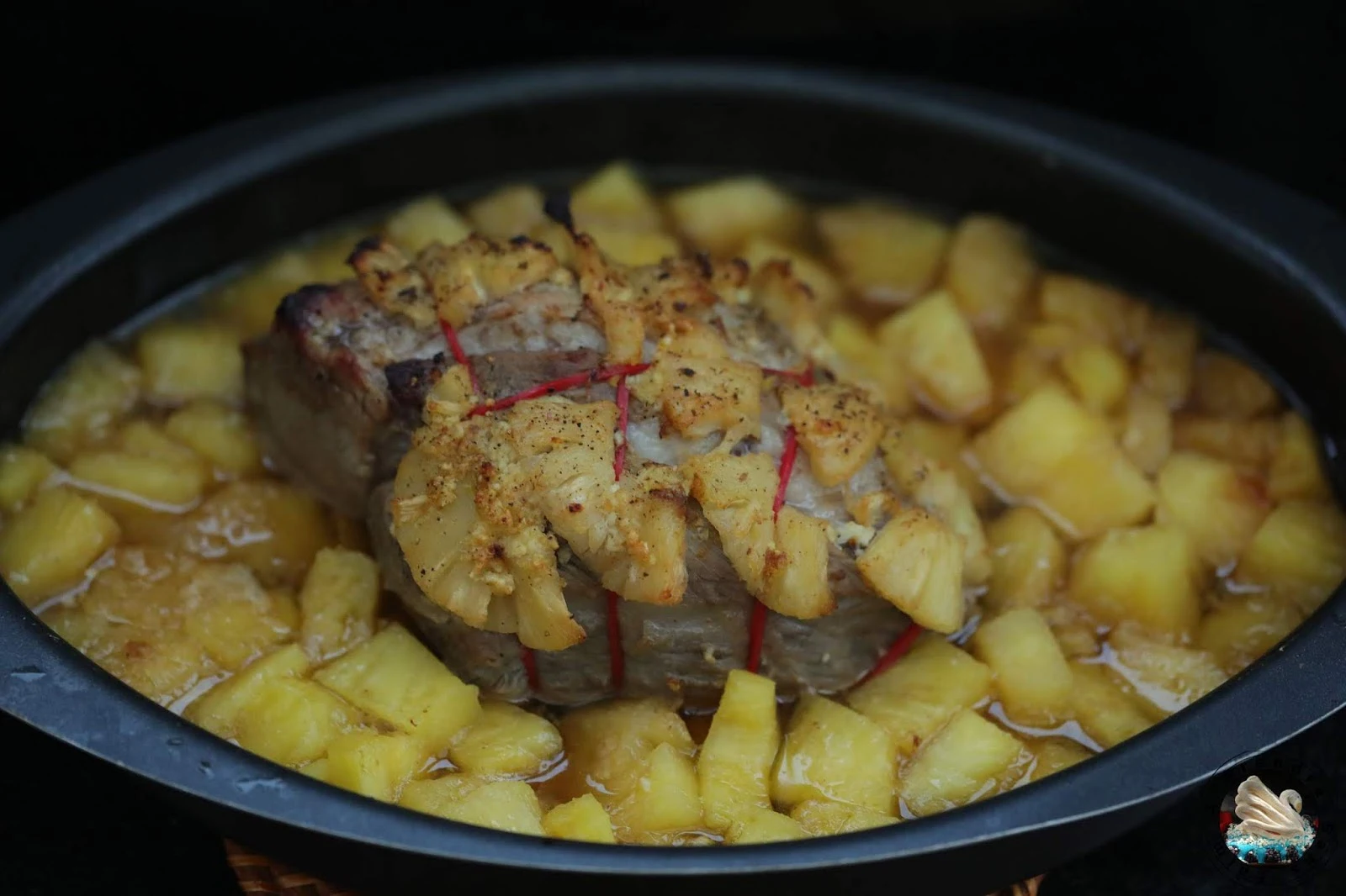 Rôti de porc à l'ananas