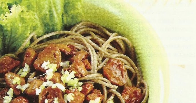 Resep Mie Hijau Ayam Jamur