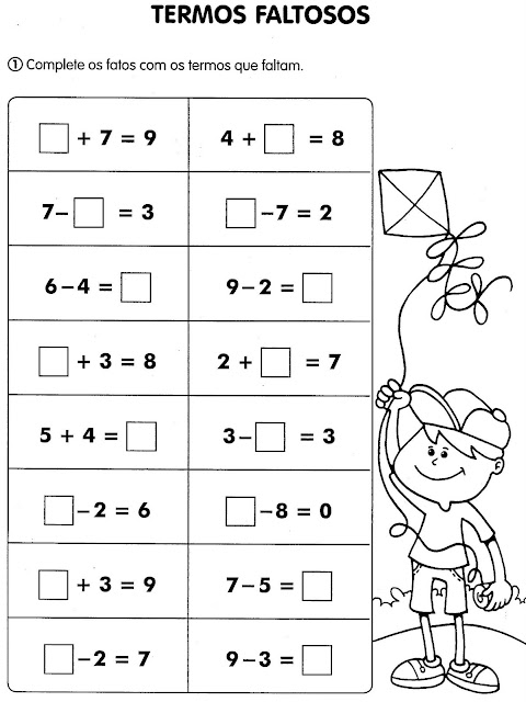 Adição e subtração ensino fundamental