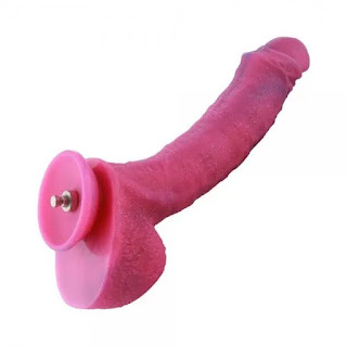 Hismith 9.7" Curved Silicone Dildo With Bright Color - Hismith Uk