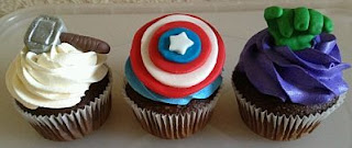 Cupcakes Los Vengadores para Fiestas Infantiles