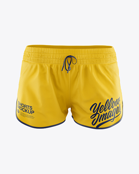 Download Fitness Shorts Mockup - Front View