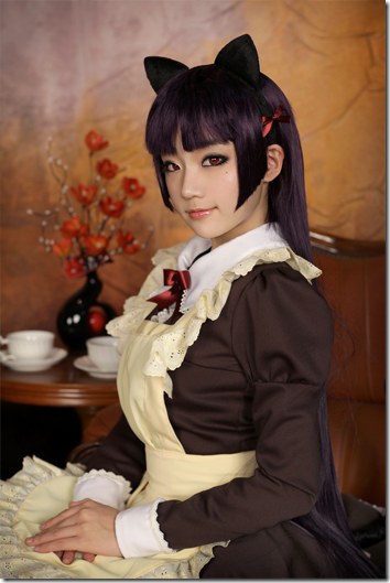 ore no imoto ga konna kawaii wake ga nai cosplay - goko ruri aka kuroneko 2 by eki