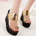 Elevator Platform Open Toe Sandals