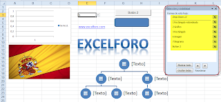 Panel de selección. Trabajando con objetos en Excel.