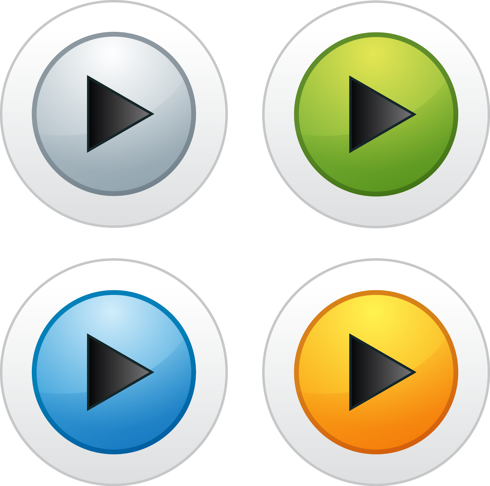 Download Play Icons Buttons Downloadsvg Eps Png Psd Ai Vector Color Free El Fonts Vectors
