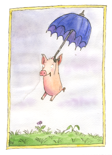 Fox In Socks: Umbrella Piggy