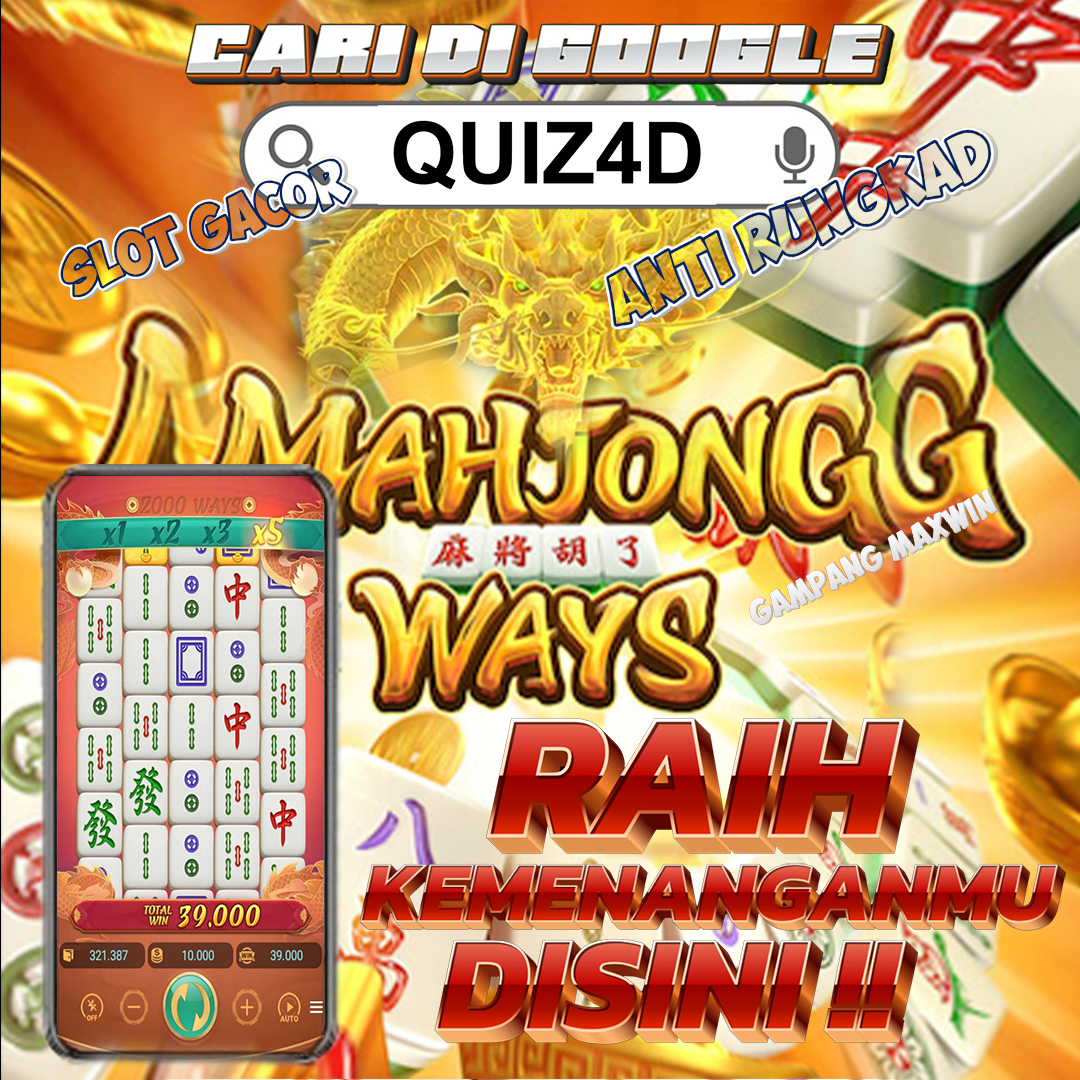 QUIZ4D ❤️‍🔥 Link Daftar Slot Gacor Situs Gampang Maxwin Terbaru Hari Ini 