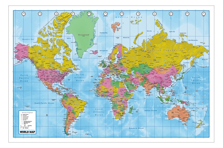 world map with countries labeled. Big World Map With Countries