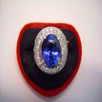 batu cincin blue safir birma