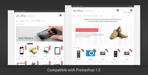 LA Store - Clean and Modern Prestashop Theme - Shopping PrestaShop