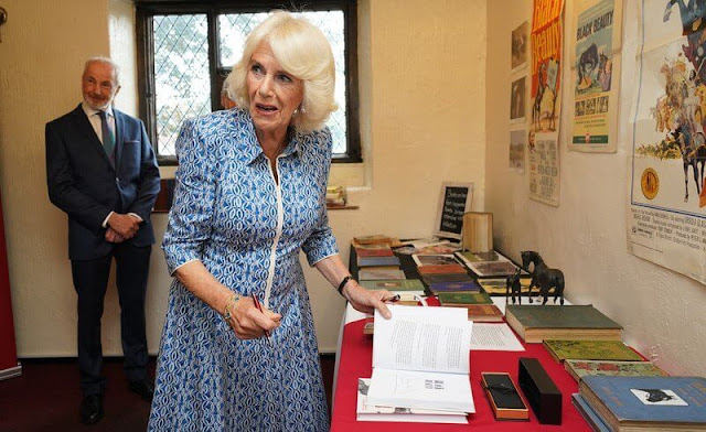 Queen Camilla visited Redwings Horse Sanctuary at Anna Sewell House and the jeweller Monica Vinader's design studio
