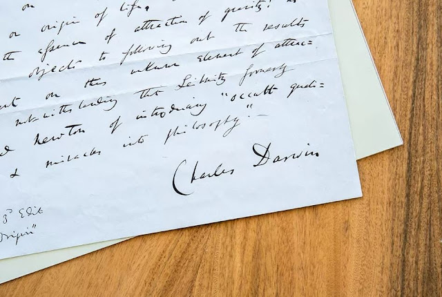 Έγγραφο υπογεγραμμένο από τον Κάρολο Δαρβίνο αναμένεται να πωληθεί σε τιμή ρεκόρ