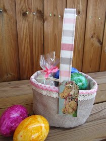 cesta pascua, easter basket, panier de Pâques, costura, couture, sewing, primavera, printemps, spring