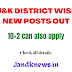 J&K District Wise New Recruitment 2022, Salary 50,000,10+2 eligible Apply online