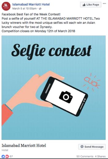 Create a competition on Facebook