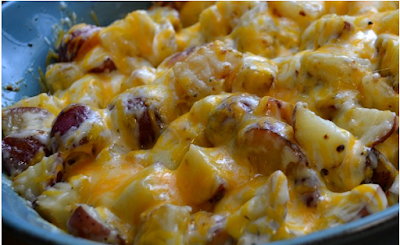 CHEESY RANCH POTATOES  #dinnerfood