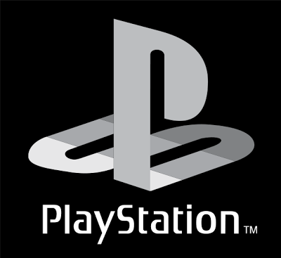 Logo de Playstation en blanco y negro