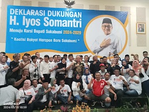 Deklarasi Organ Relawan mendukung Iyos Somantri menuju Bupati Sukabumi