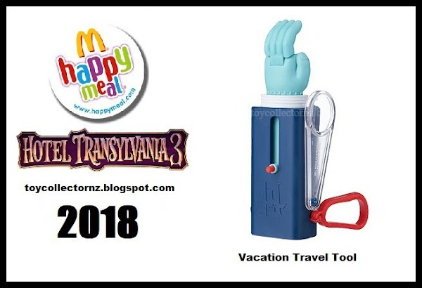 McDonalds Hotel Transylvania 3 Toys 2018 - Vacation Travel Tool happy meal toy