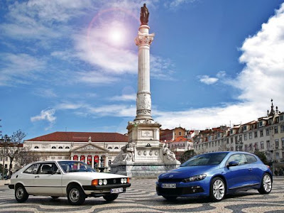 old and new scirocco