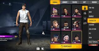 Jota Free Fire Character