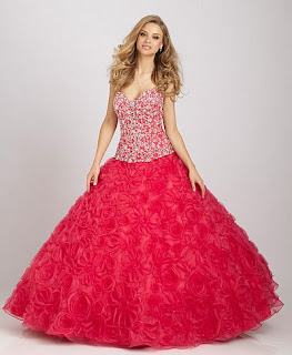 2013 Sweetheart Beaded A Line Red Quinceanera Dresses