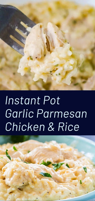 Instant Pot Garlic Parmesan Chicken and Rice