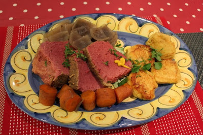 Crockpot Corned Beef with Juniper Berries by Carole's Chatter