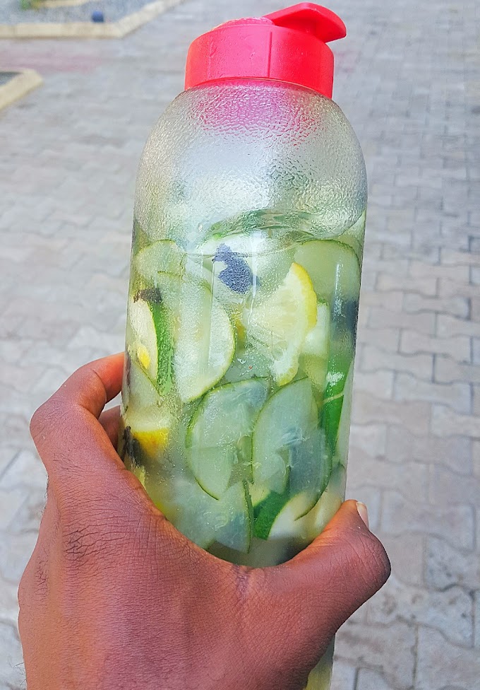 How To Make Lemon, Ginger, Mint and Cucumber Detox Water For Flat Tummy