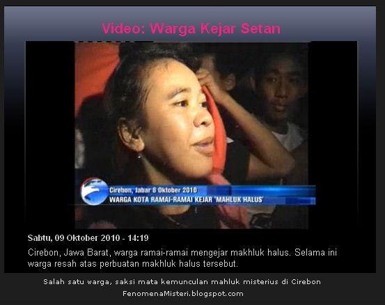 Saksi Mata Penampakan Mahluk Misterius