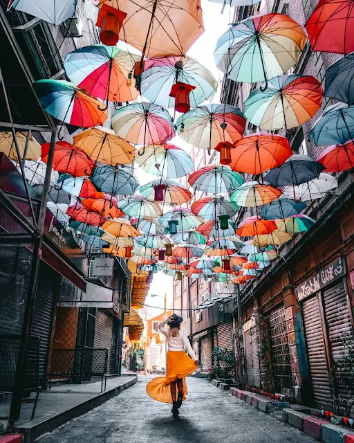 شارع المظلات اسطنبول