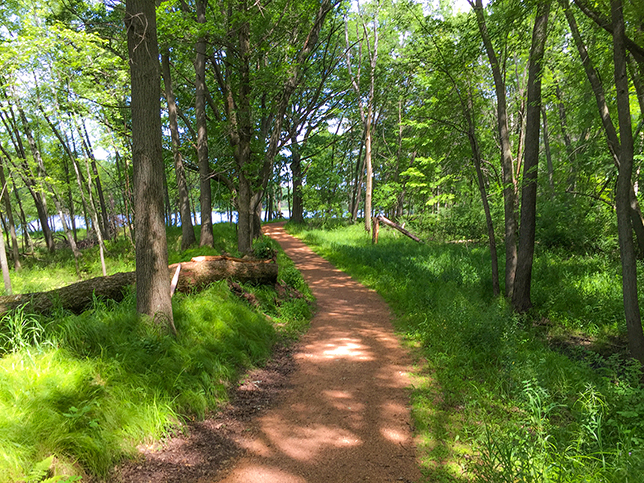 The Green Circle Bike Trail in Stevens Point Wisconsin