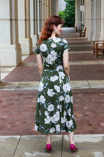 Cecelia Dress in Green Sleeves from KarinaDresses.com