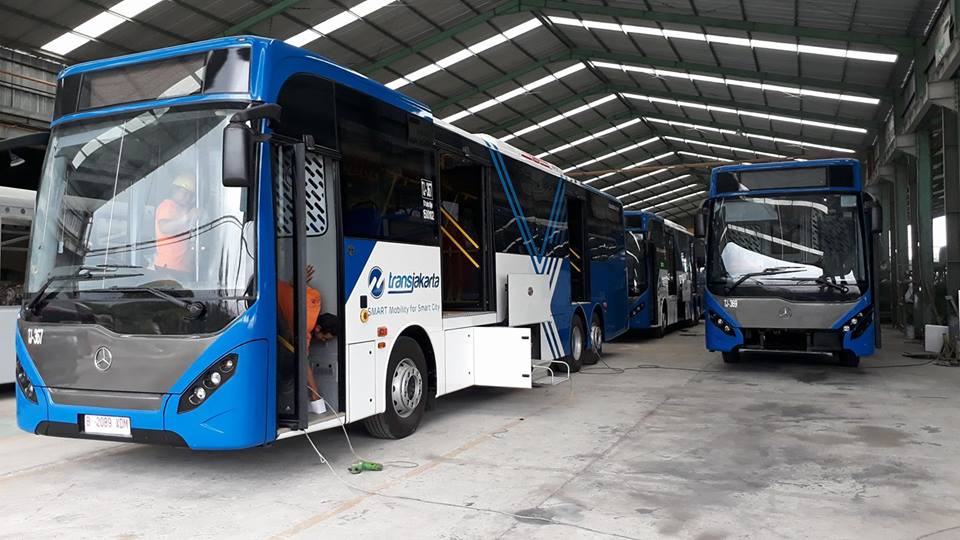 Inilah Penampakan Bus Maxi Trans Jakarta Buatan Karoseri Nusantara Gemilang
